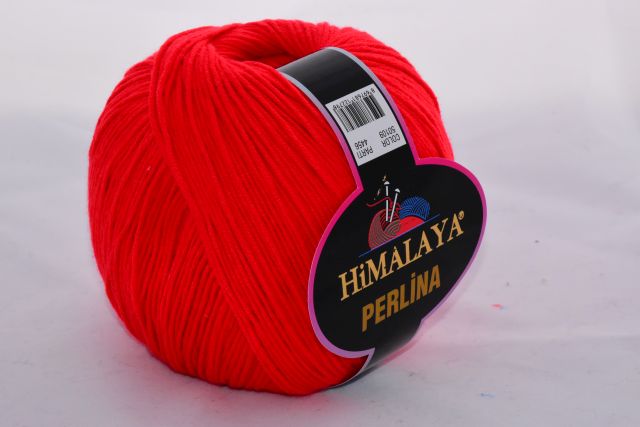Himalaya Příze Perlina 109 jasně červená
