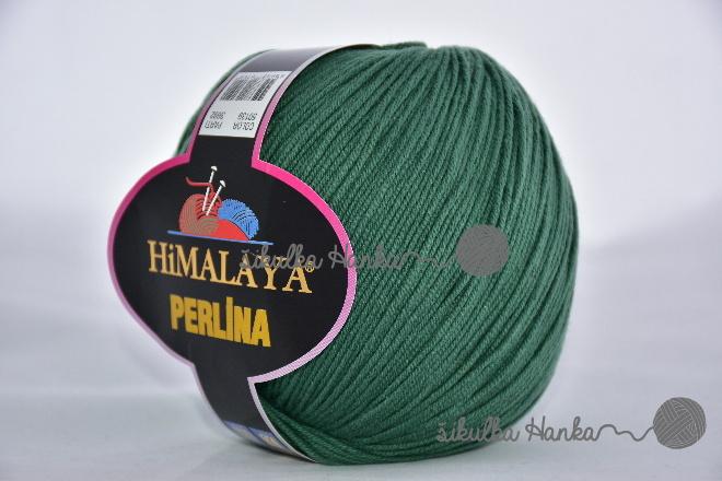 Himalaya Příze Perlina 139 tm. zelená