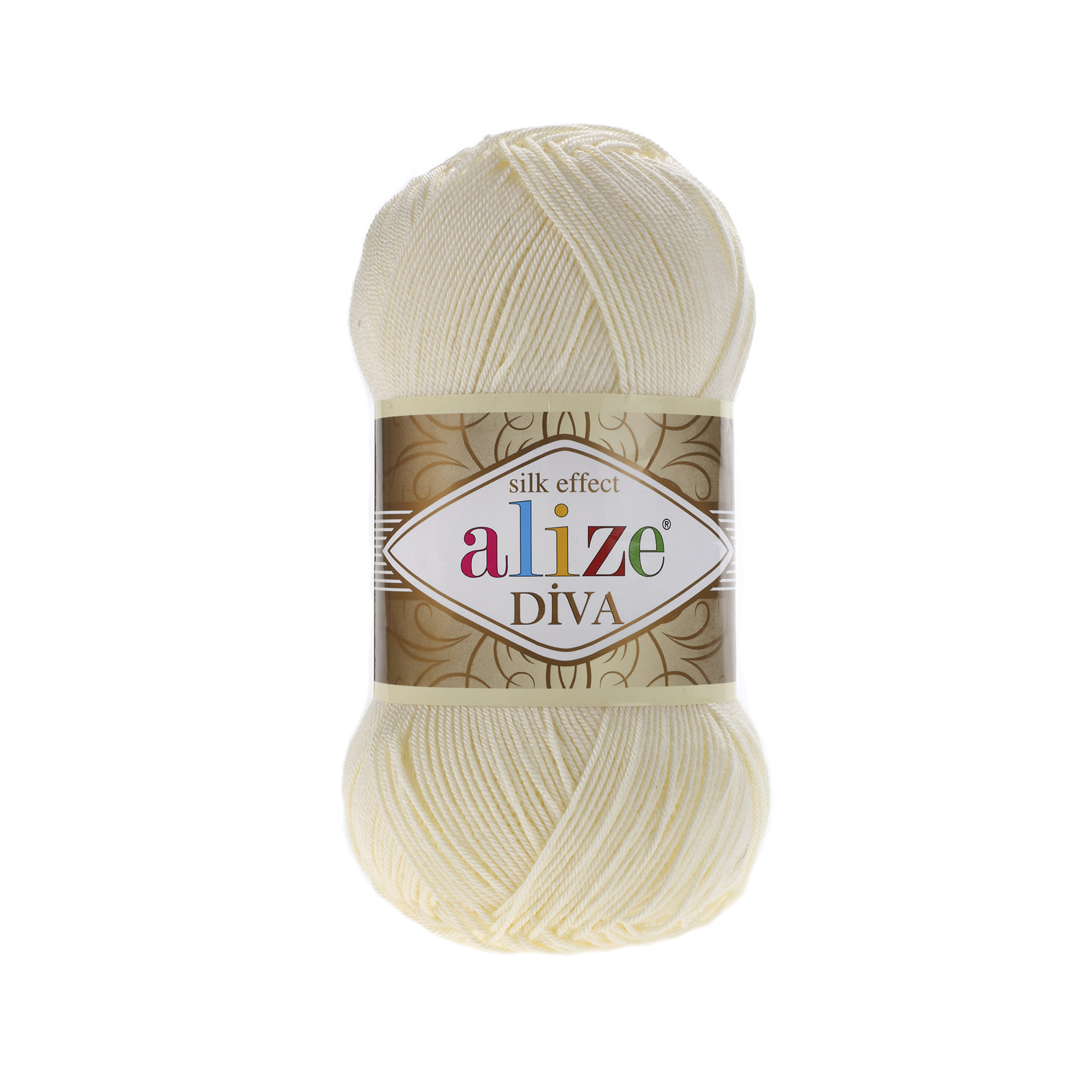 Příze Alize Diva 01 vanilka