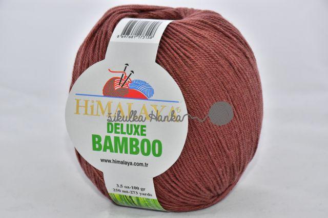 Himalaya Příze De lux bamboo 38 hnědo-rezavá