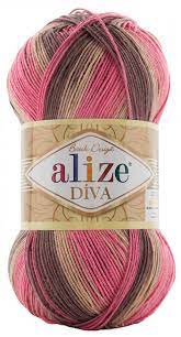 Alize Příze Diva batik 7829
