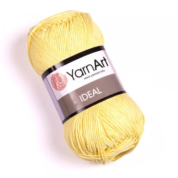 YarnArt Příze Ideal 224 sv. žlutá