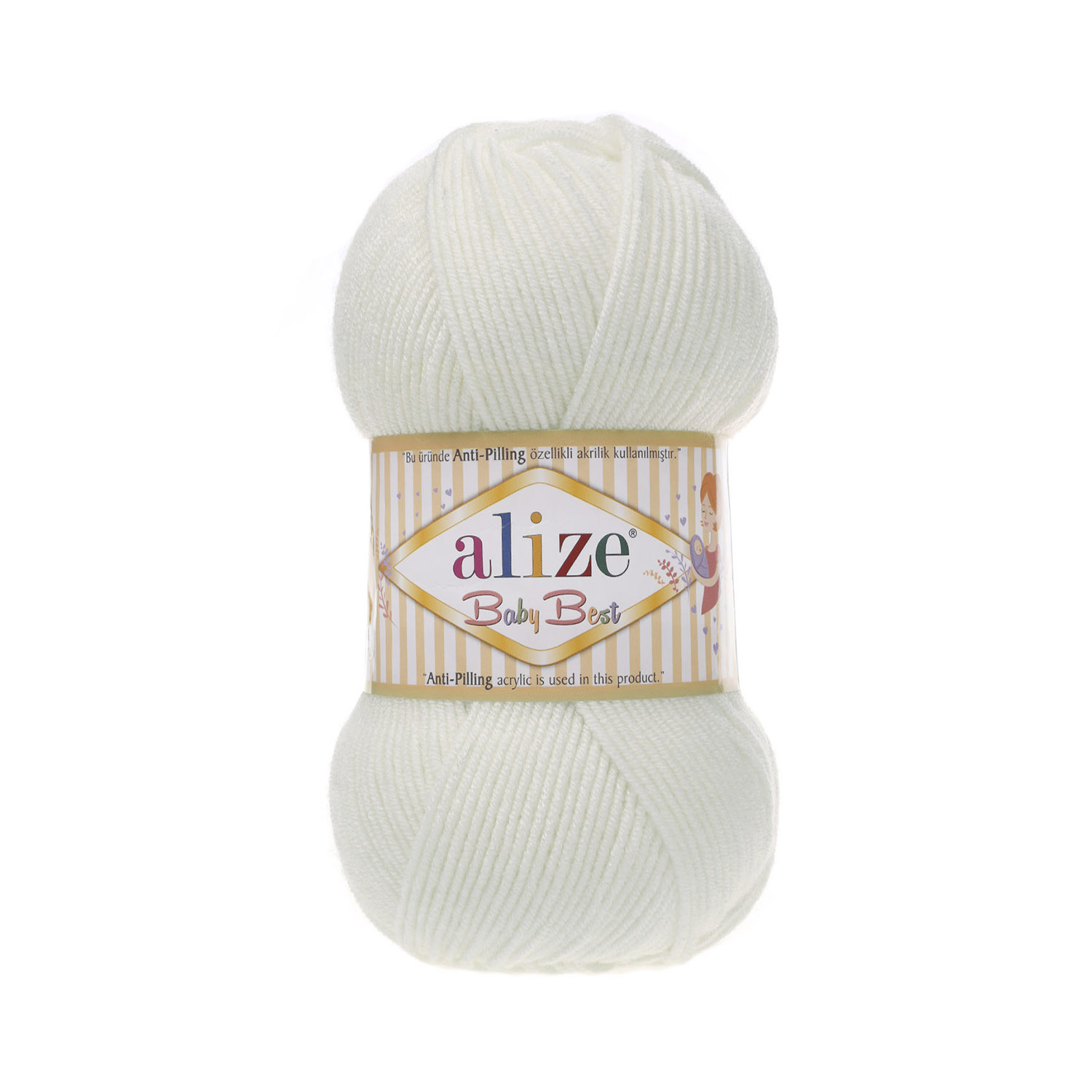 Alize Příze Baby best 450 perlová