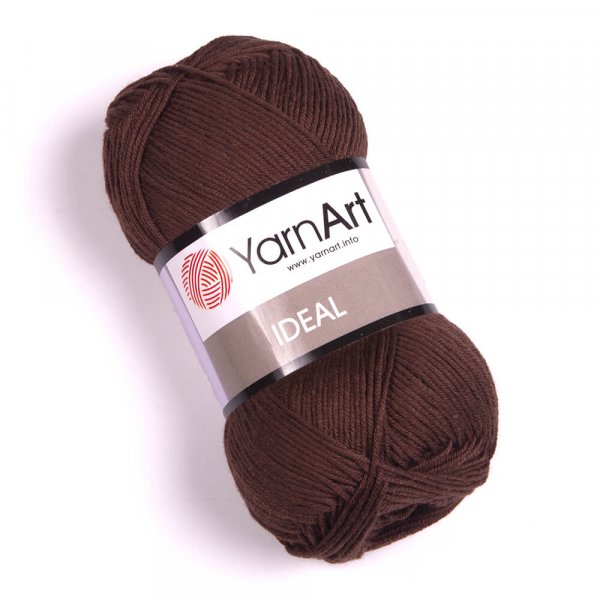 YarnArt Příze Ideal 232 čokoládová