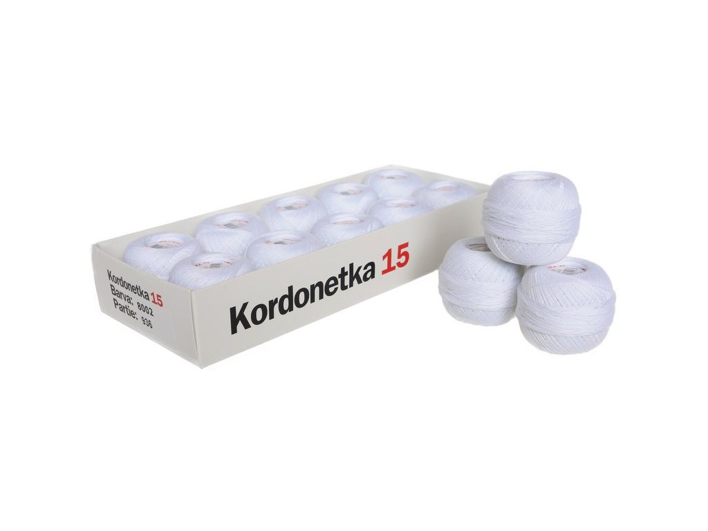 Vlna-hep Kordonetka bílá 15