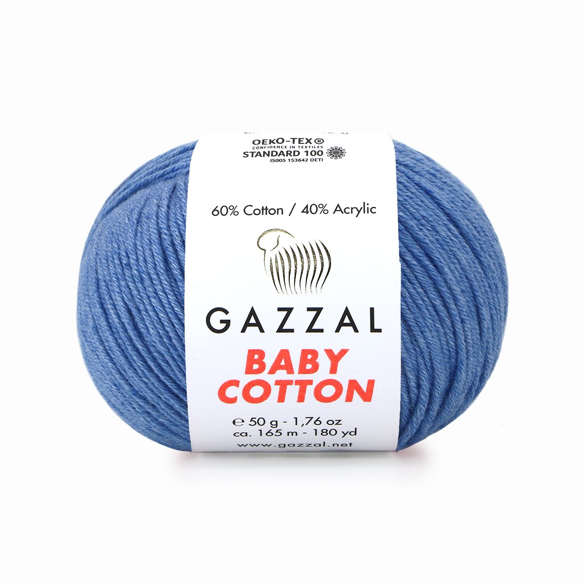 Gazzal Baby cotton 3431 jeansově modrá