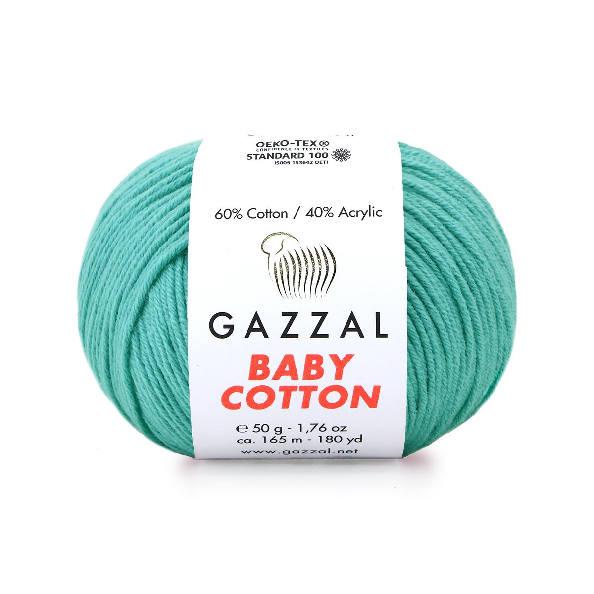 Gazzal Baby cotton 3426 tmavší mint