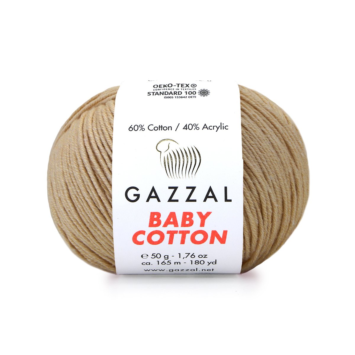 Gazzal Baby cotton 3424 sv.hnědá