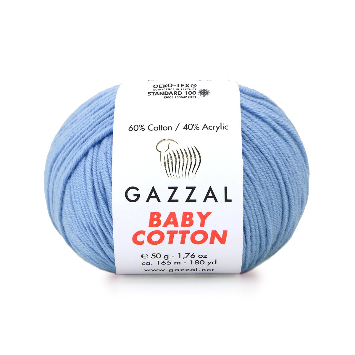 Gazzal Baby cotton 3423 sv.modrá