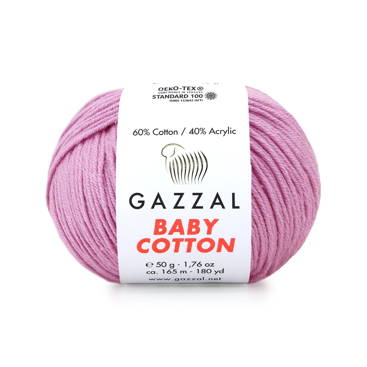 Gazzal Baby cotton 3422 růžová