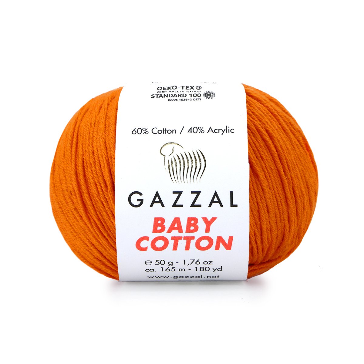 Gazzal Baby cotton 3419 oranžová