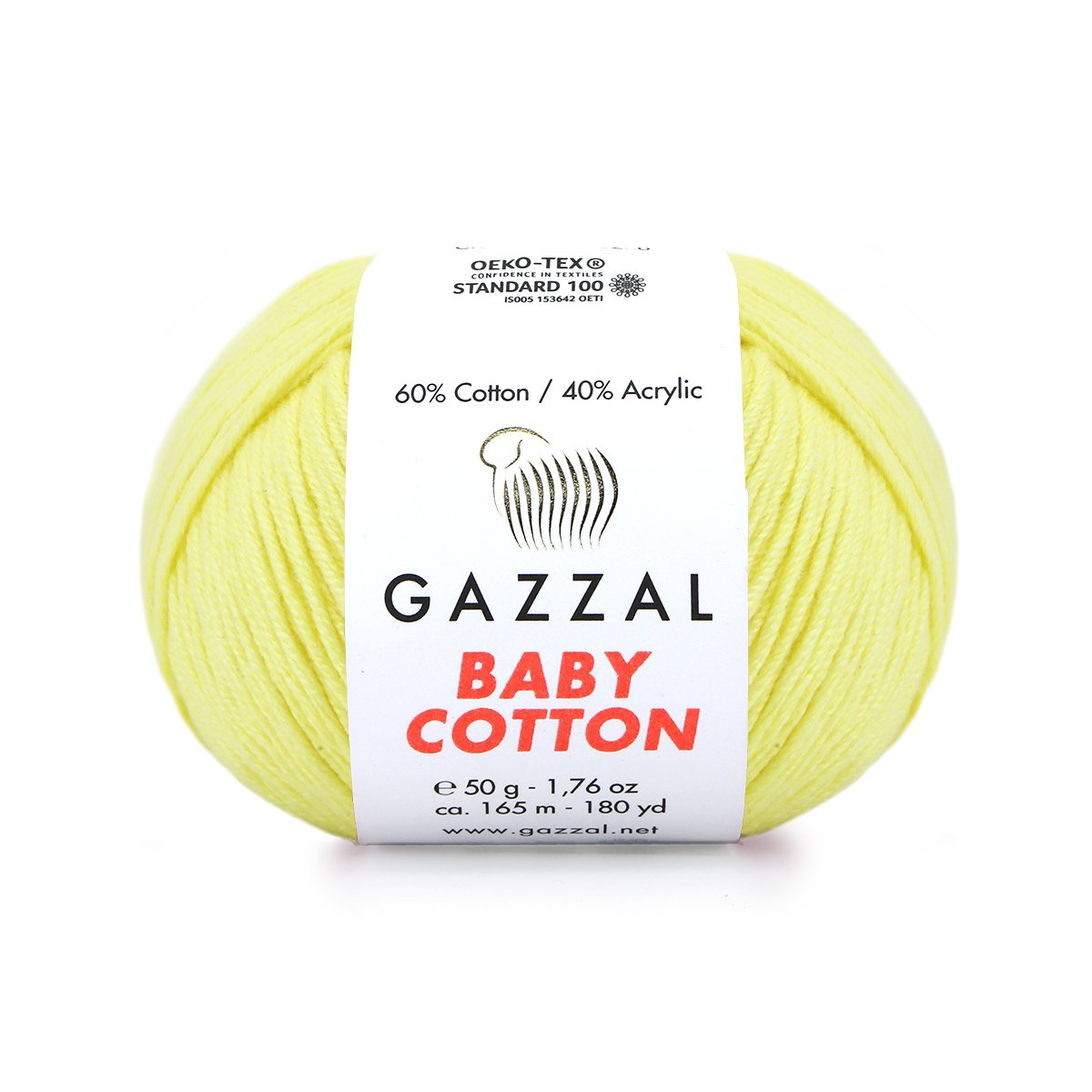 Gazzal Baby cotton 3413 sv.žlutá