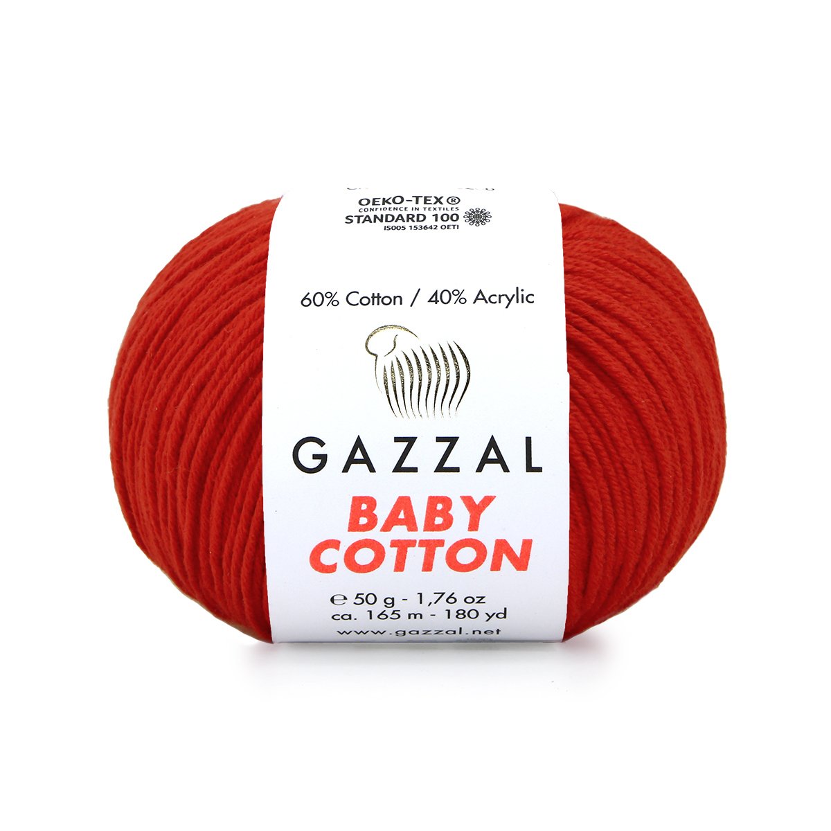 Gazzal Baby cotton 3443 červená