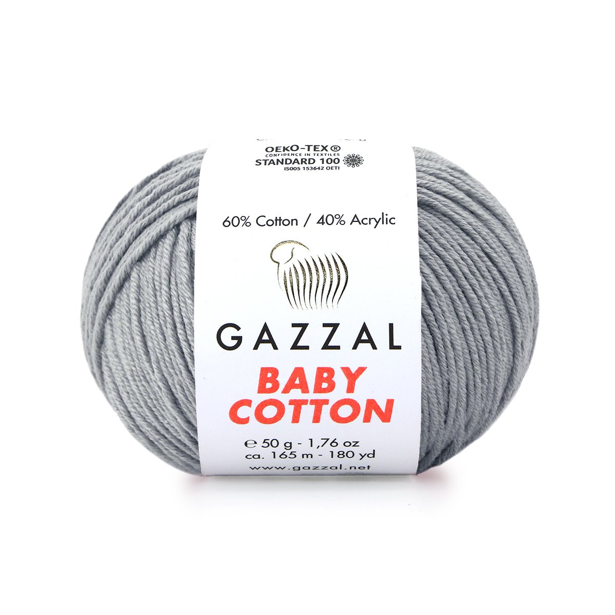 Gazzal Baby cotton 3430 šedá