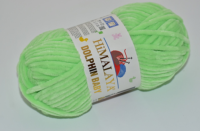 Himalaya Příze Dolphin baby 80350 zelené jablíčko