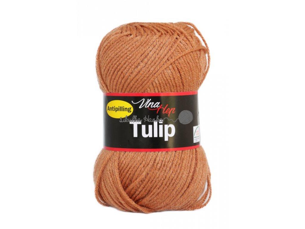 Vlna-hep Příze Tulip 4210 hnědá