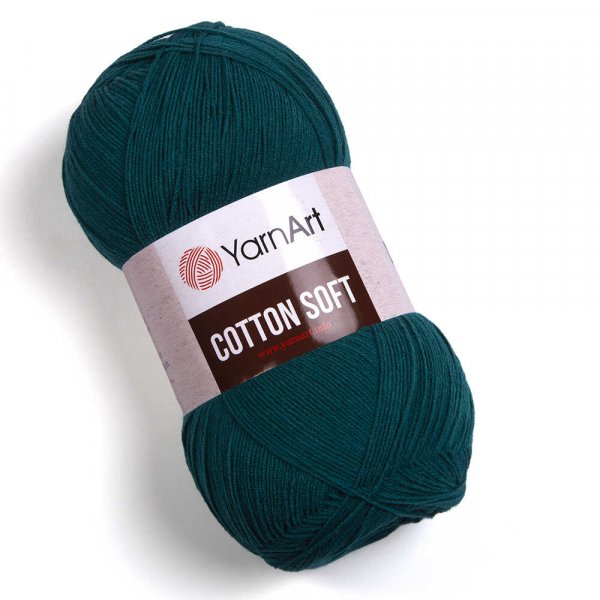 YarnArt Cotton soft 63 smaragdová