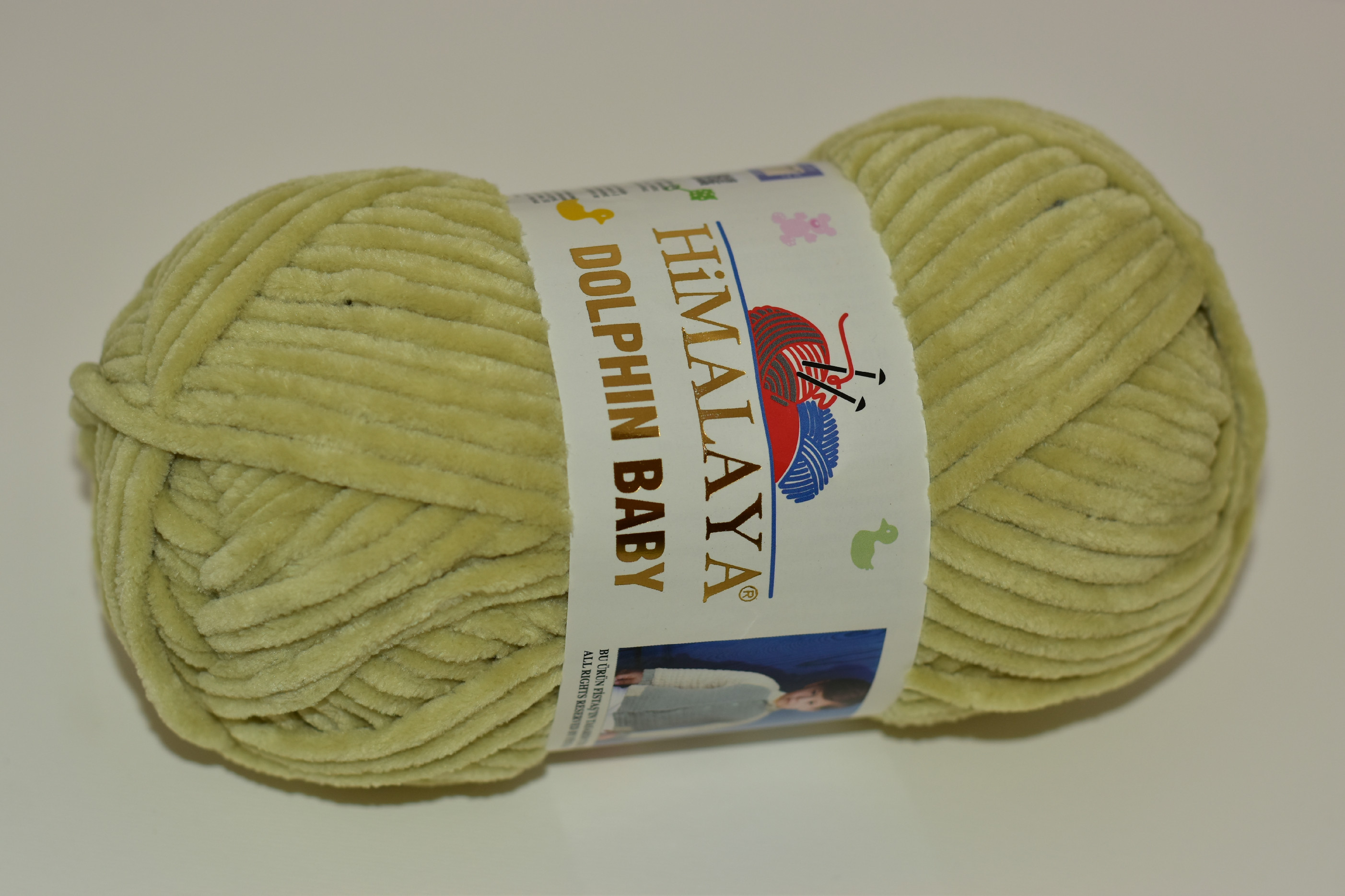 Himalaya Příze Dolphin baby 80359 světlá oliva