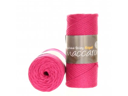 Maccaroni Šňůry Abigail 3mm - 09-505 malinová