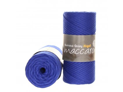Maccaroni Šňůry Abigail 3mm - 16-502 královská modrá