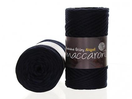 Maccaroni Šňůry Abigail 3mm - 27 černá