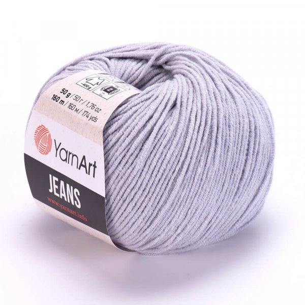 YarnArt Jeans 80 šedo-modrá