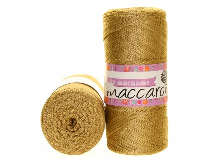 Maccaroni PP Macrame 41 tmavě zlatá