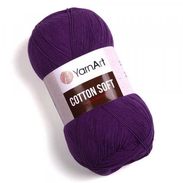 YarnArt Cotton soft 50 fialová