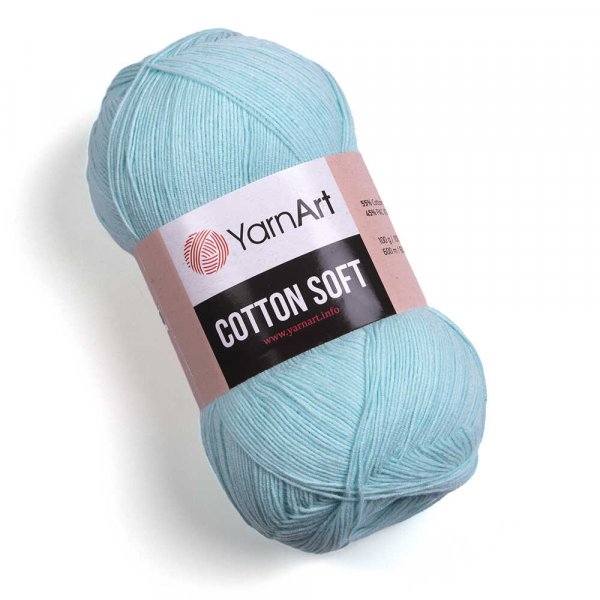YarnArt Cotton soft 76 sv.tyrkysová