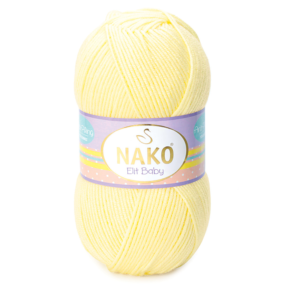 Nako Příze Elit baby 3664 světlounká žlutá