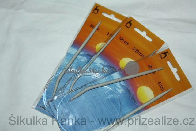 Jehlice kulaté PONY 100cm  č. 6