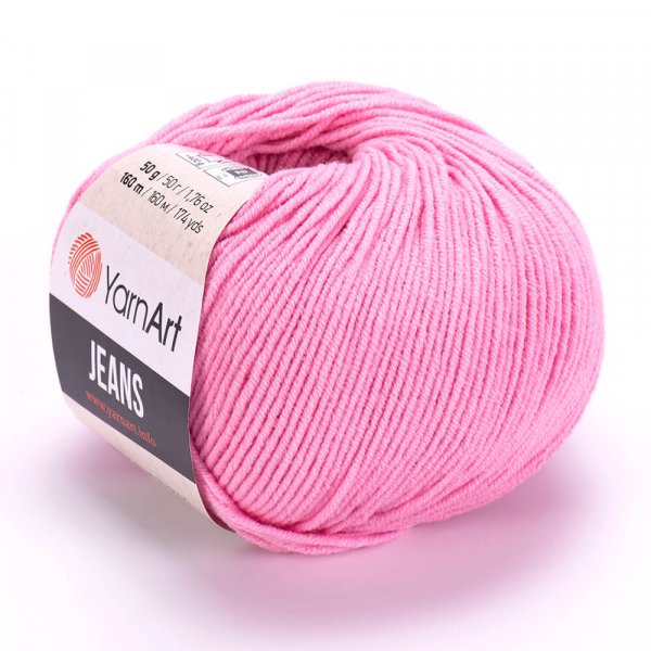 YarnArt Jeans 36 světlá růžová