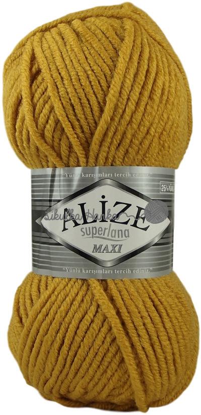 Alize Superlana maxi 02 hořčicová