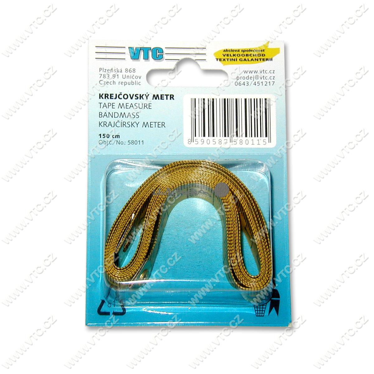 Krejčovský metr VTC 1,5m