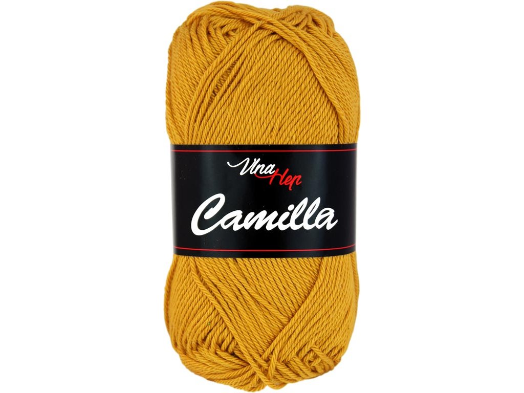 Vlna-hep Příze Camilla 8190 hořčicová