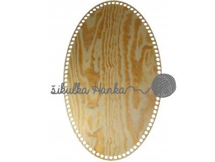 Dno na košík ovál 50x30 cm borovice