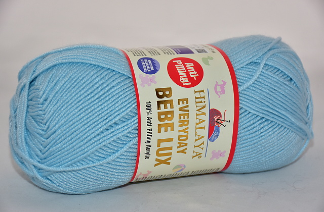 Pletací příze Everyday Bebe Lux 100 g Varianta: 8 (70422) modrá pomněnková, Balení: 1 ks