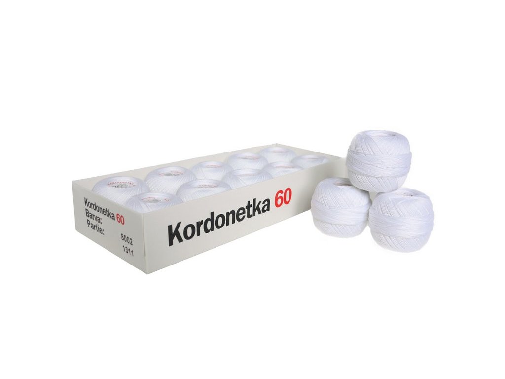 Vlna-hep Kordonetka bílá 60