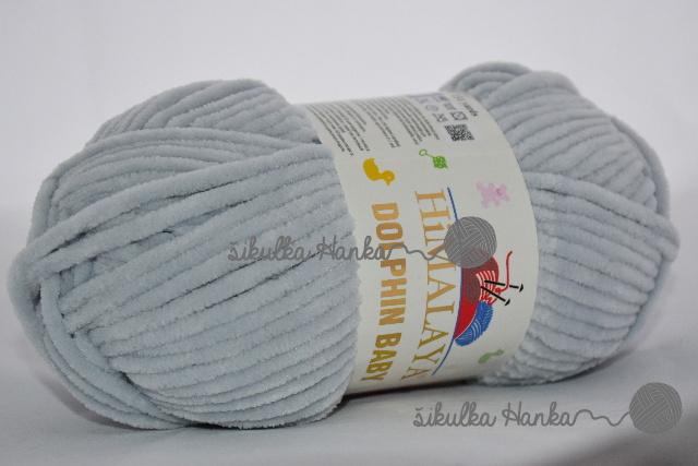 Himalaya Příze Dolphin baby 80325 světle šedá