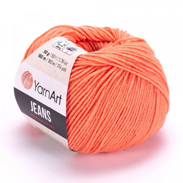 YarnArt Jeans 23 oranžová