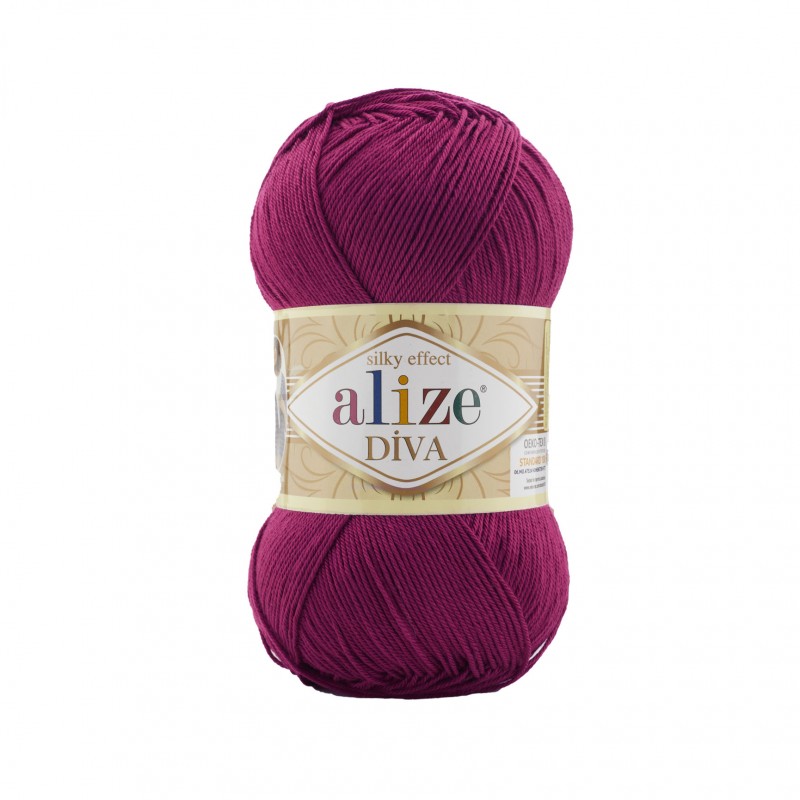 Příze Alize Diva 326 fuchsie