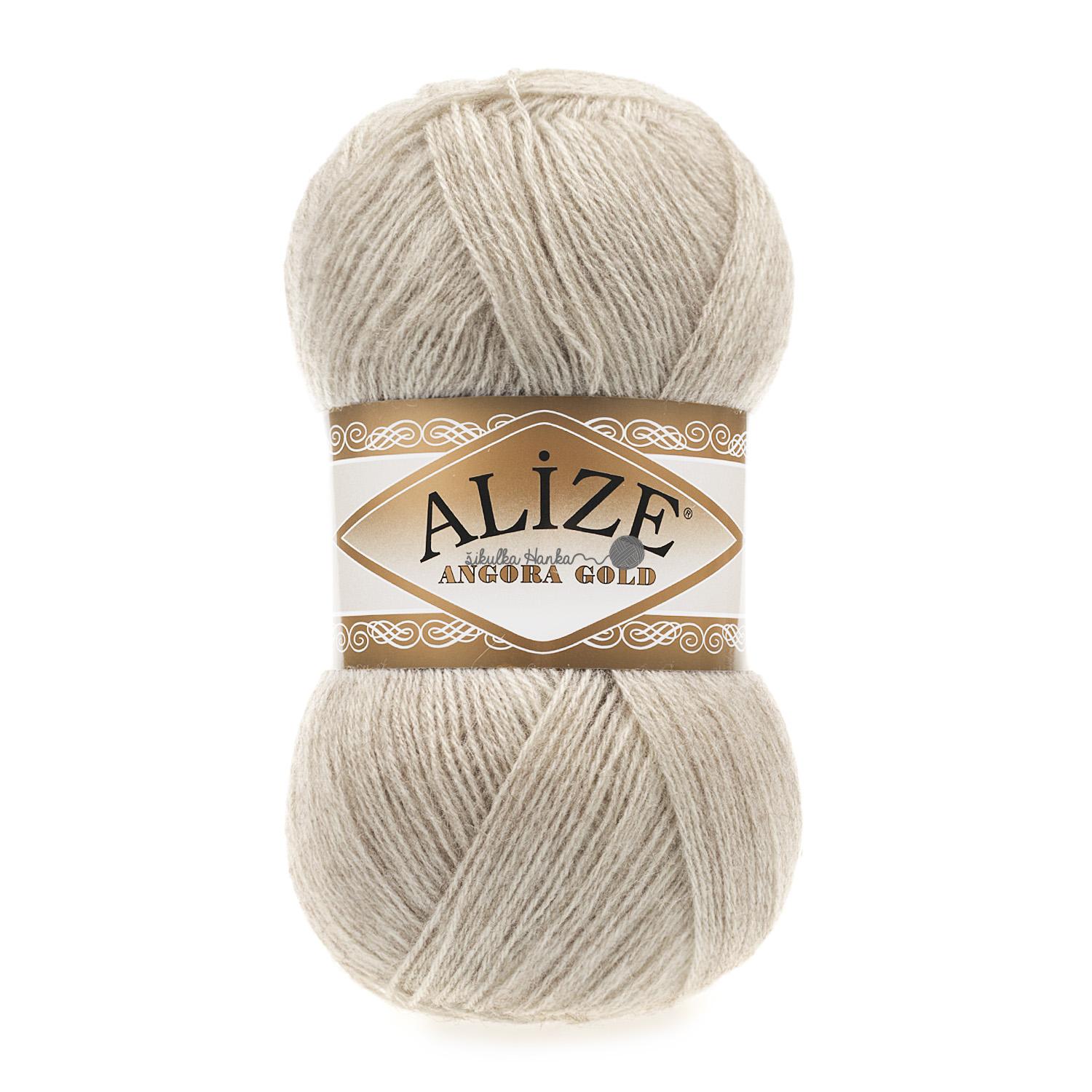 Příze Alize Angora gold 152 béžová melange