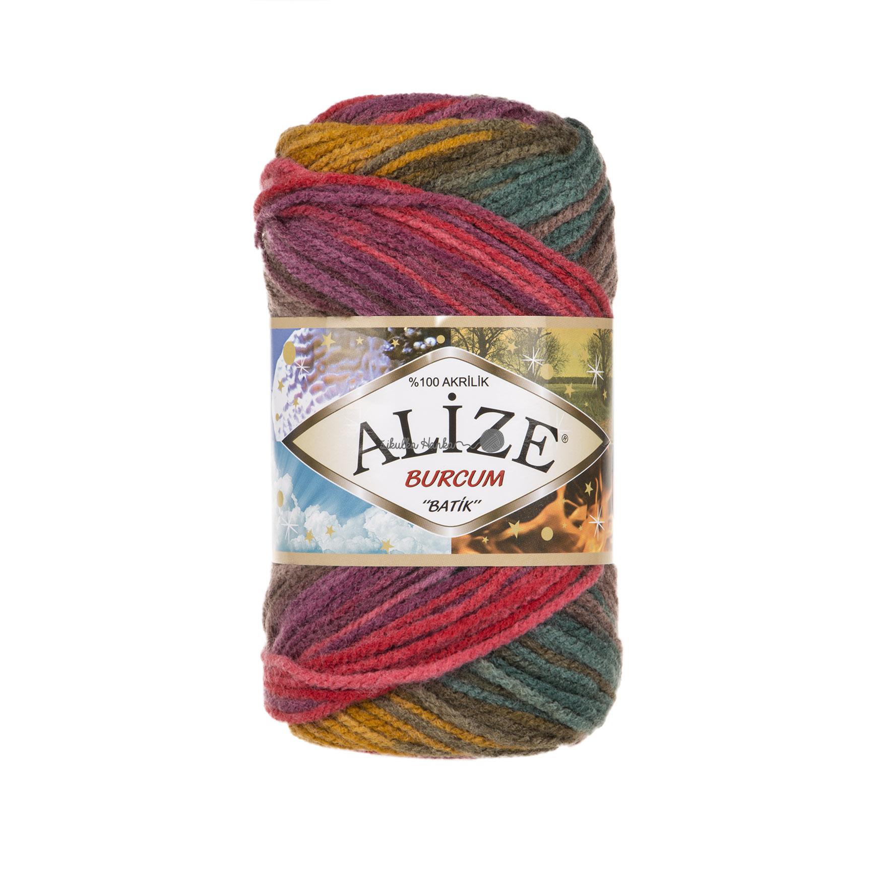 Alize Burkum batik 3368 podzimní barevná