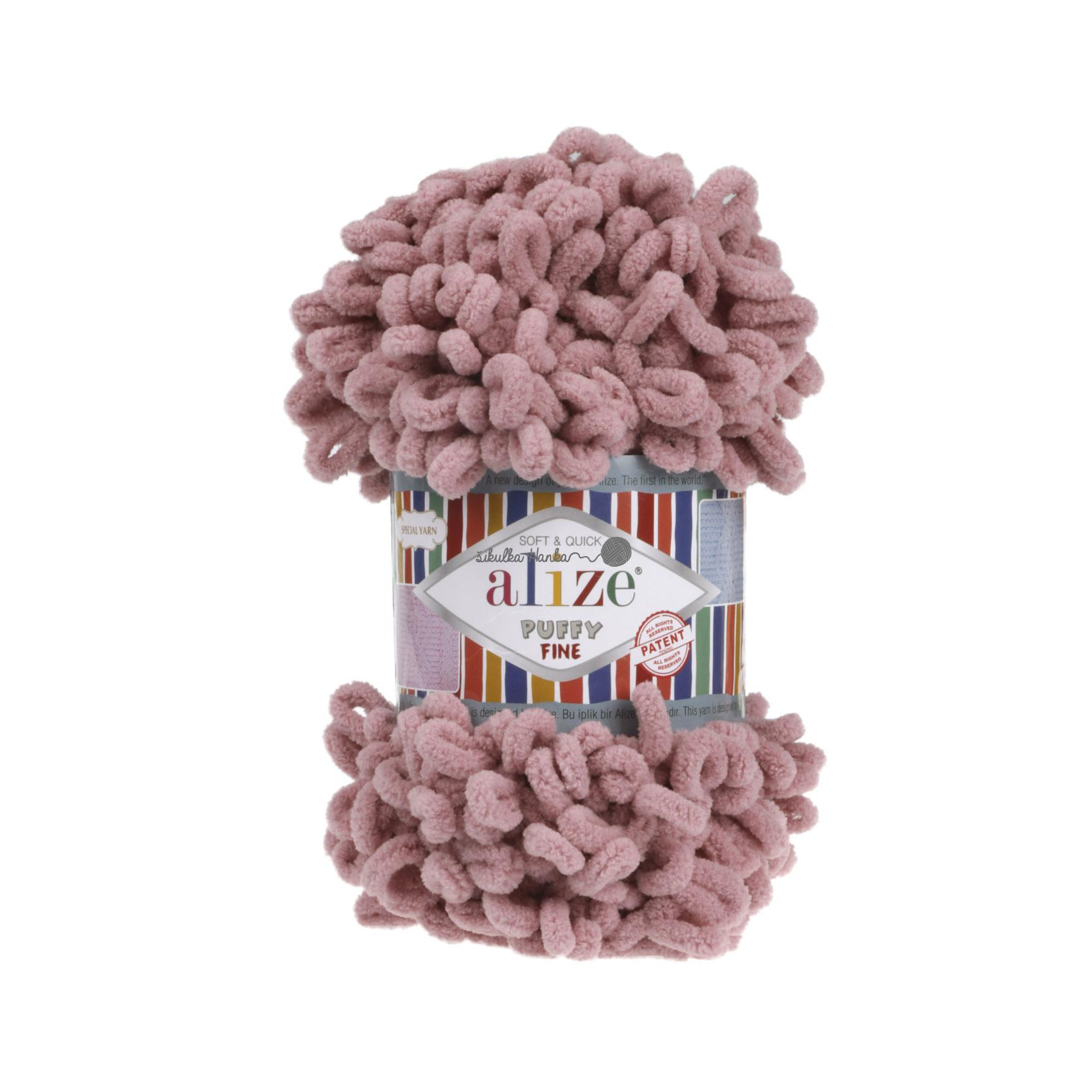 Alize Puffy FINE 295 starorůžová