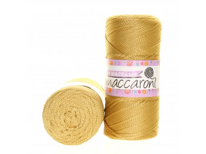 Maccaroni PP Macrame 04 zlatá khaki