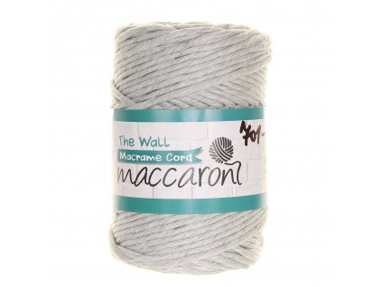Maccaroni The Wall 5mm 701-01 světle šedá