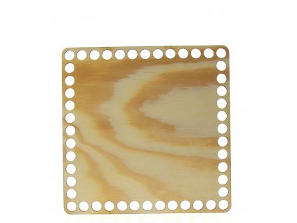 Dno na košík čtverec 15x15cm borovice