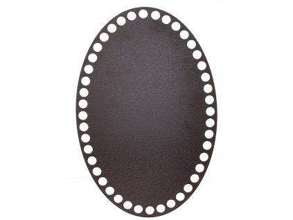 Dno na košík wenge ovál 16x24cm
