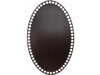Dno na košík wenge ovál 20x32cm