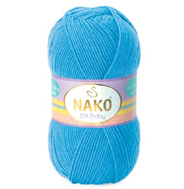 Nako Příze Elit baby 10119 nebesky modrá